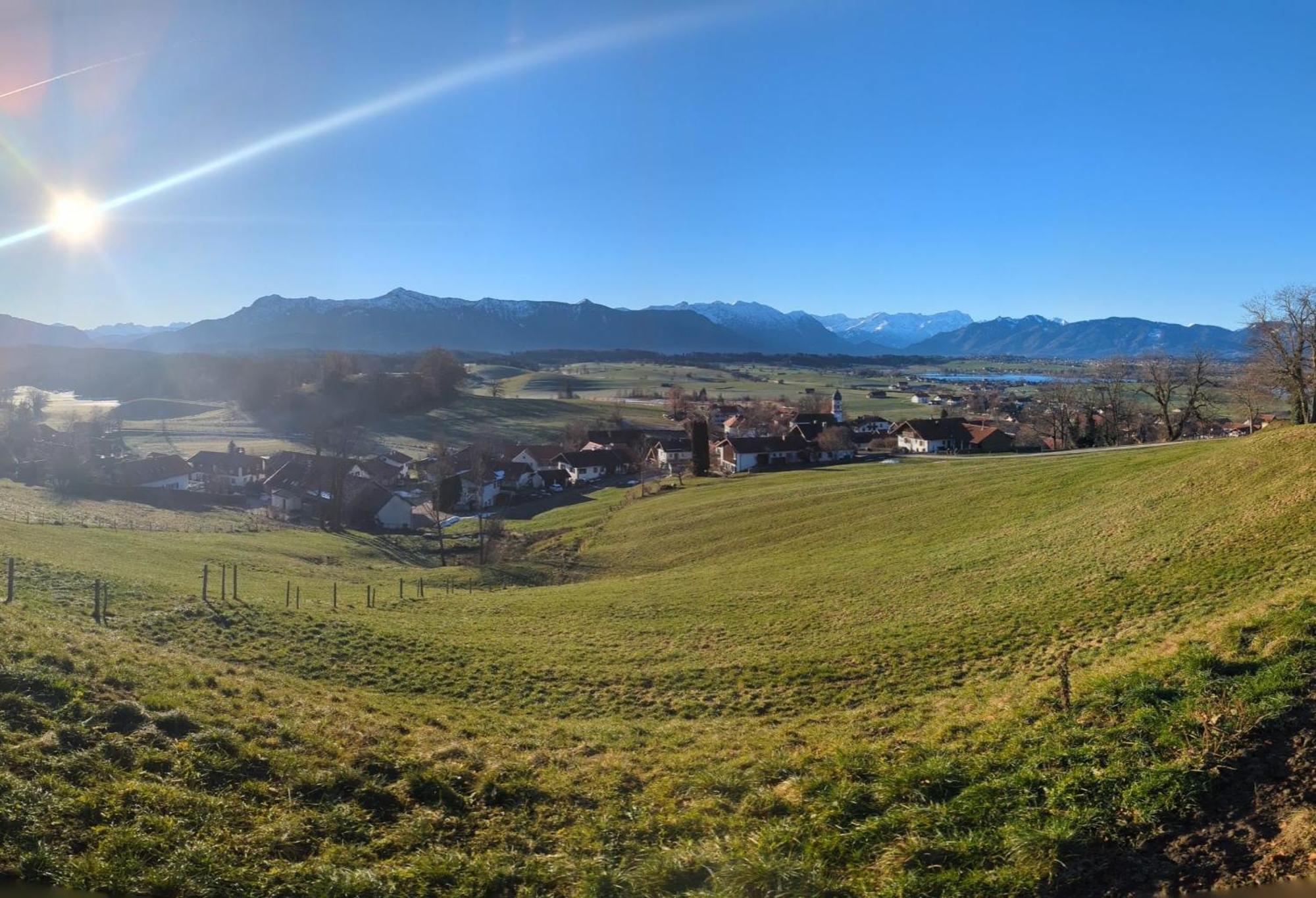 Liboria I Traumhafte Ferienwohnung In Aidling Am Riegsee Mit Atemberaubendem Panoramablick! Exterior photo